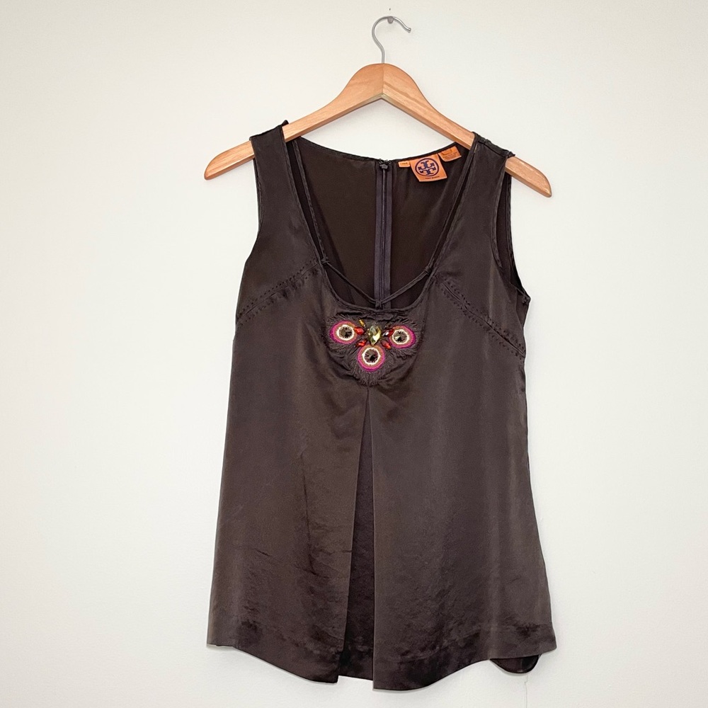 Tory Burch Silk Sleeveless Blouse